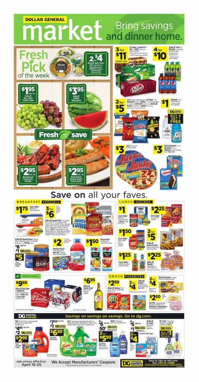 Dollar General Weekly Ad & Flyer April 19 to 25