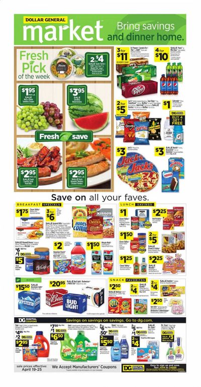 Dollar General Weekly Ad & Flyer April 19 to 25