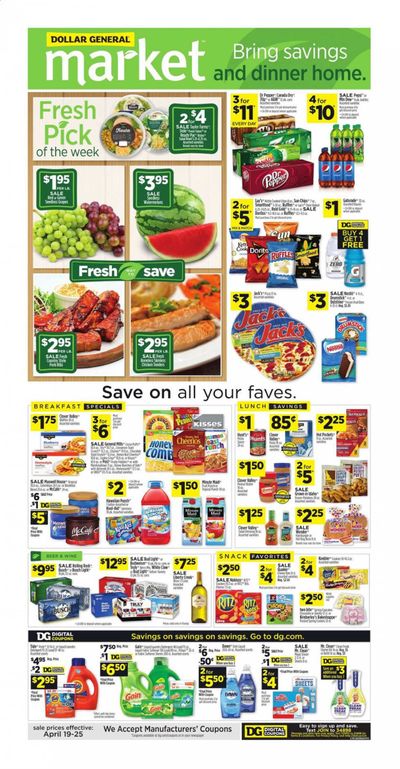 Dollar General Weekly Ad & Flyer April 19 to 25