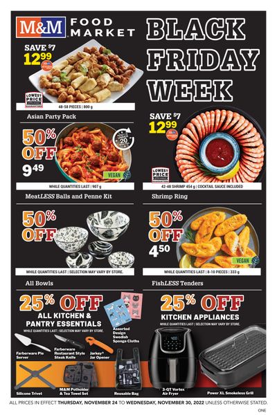 M&M Food Market (ON) Flyer November 24 to 30