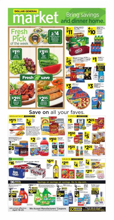Dollar General Weekly Ad & Flyer April 19 to 25
