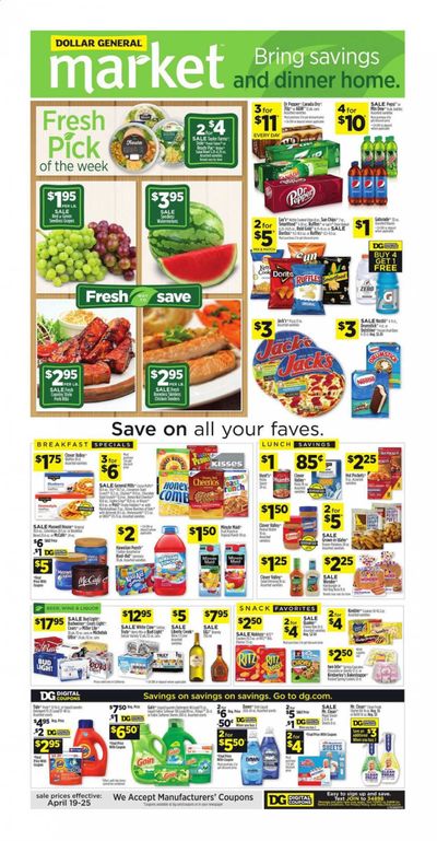 Dollar General Weekly Ad & Flyer April 19 to 25 Dollar General Weekly Ad & Flyer April 19 to 25