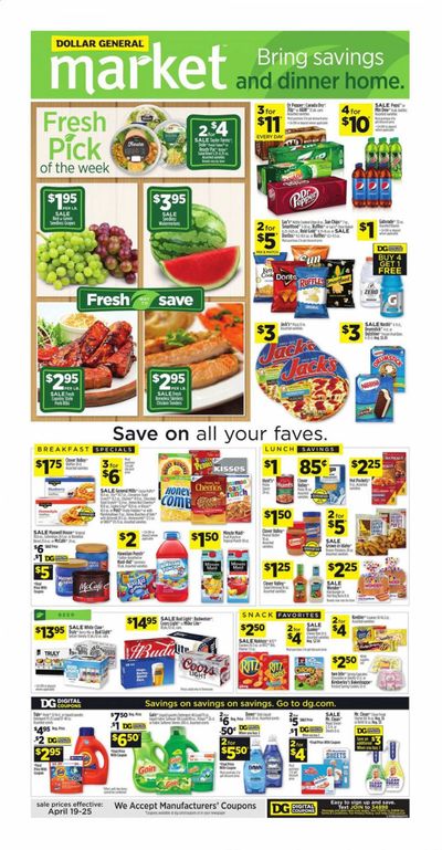 Dollar General Weekly Ad & Flyer April 19 to 25