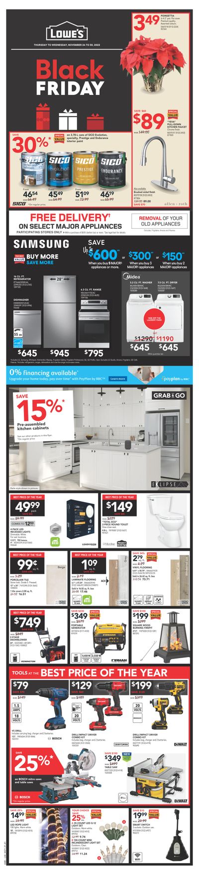Lowe's (West) Flyer November 24 to 30