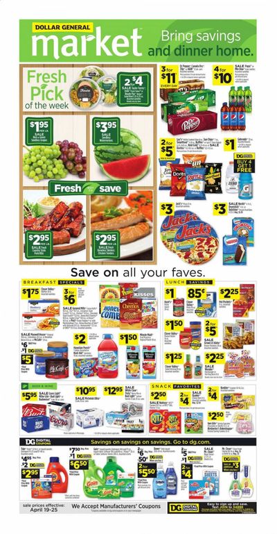 Dollar General Weekly Ad & Flyer April 19 to 25