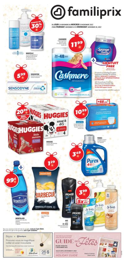Familiprix Flyer November 24 to 30 Familiprix Flyer November 24 to 30