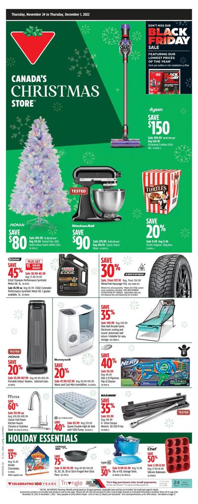 Canadian Tire (West) Flyer November 24 to December 1
