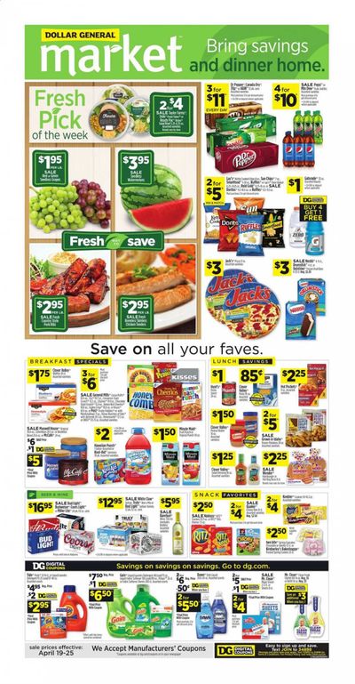 Dollar General Weekly Ad & Flyer April 19 to 25
