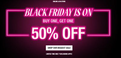Garage Canada Black Friday Sale: Buy One Get One 50% Off Sitewide