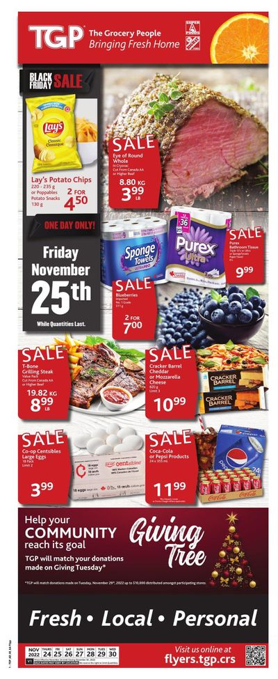 TGP The Grocery People Flyer November 24 to 30