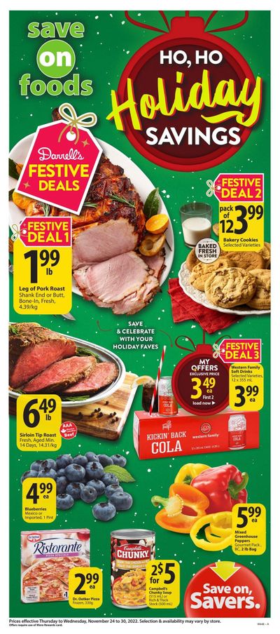 Save on Foods (BC) Flyer November 24 to 30