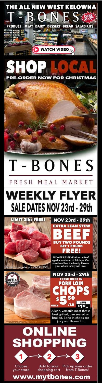 T-Bone's Flyer November 23 to 29