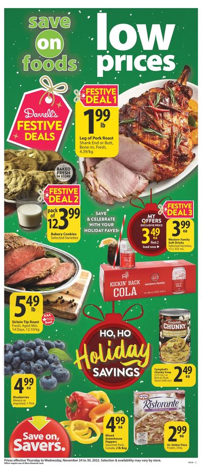 Save on Foods (SK) Flyer November 24 to 30