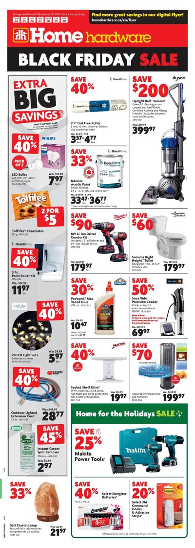 Home Hardware (BC) Flyer November 24 to 30