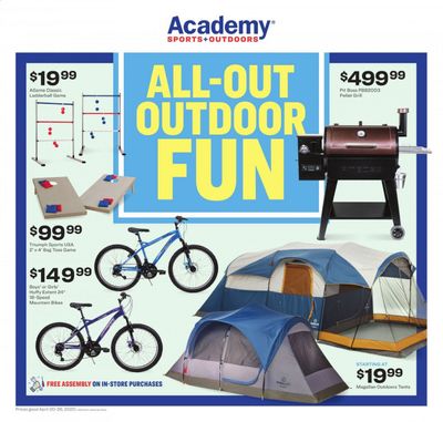 Academy Sports Weekly Ad & Flyer April 20 to 26