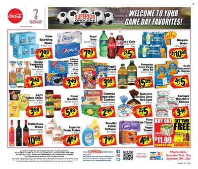 Superior Grocers (CA) Weekly Ad Flyer Specials November 22 to December 19, 2022