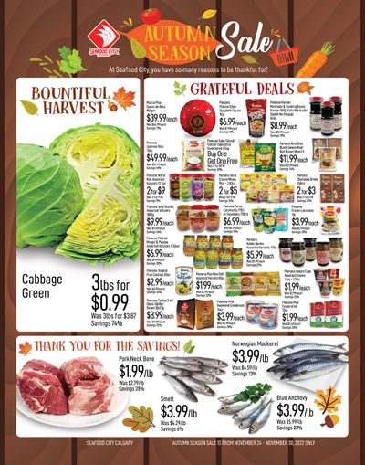 Seafood City Supermarket (West) Flyer November 24 to 30