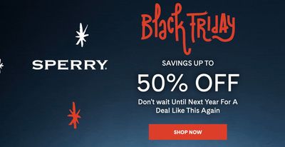 Sperry Canada Black Friday & Cyber Monday Sale 2022: Save Up to 50% OFF Cyber Monday + Up to 60% OFF Sale