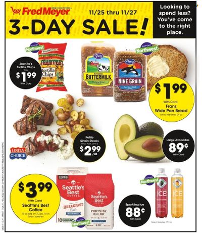 Fred Meyer Weekly Ad Flyer Specials November 25 to November 27, 2022