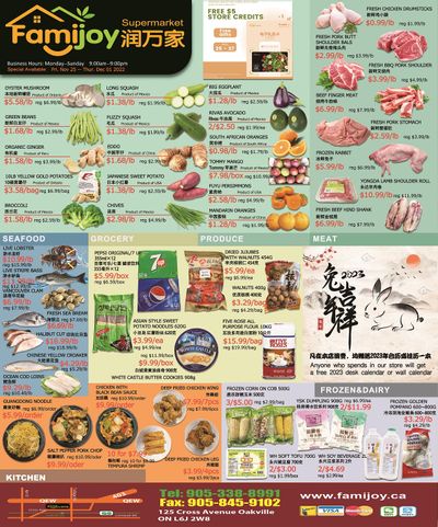Famijoy Supermarket Flyer November 25 to December 1