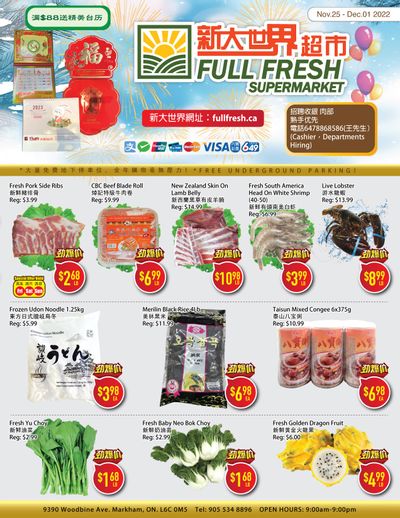 Full Fresh Supermarket Flyer November 25 to December 1