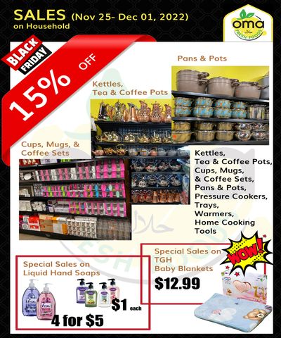 Oma Fresh Foods Flyer November 25 to December 1