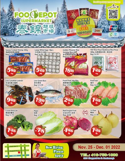 Food Depot Supermarket Flyer November 25 to December 1
