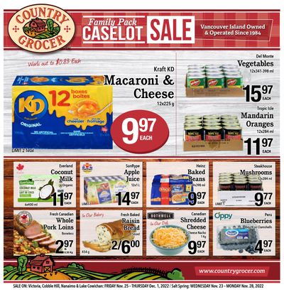 Country Grocer Flyer November 25 to December 1