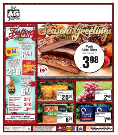 AG Foods Flyer November 25 to December 1