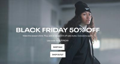Reebok Canada Black Friday Sale Deals 2022: Save 50% OFF Many Styles + Extra 50% OFF Sale Styles