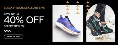 Saucony Canada Black Friday Sale Deals 2022: Save Up to 40% OFF Many Styles + 50% OFF Winter Accessories