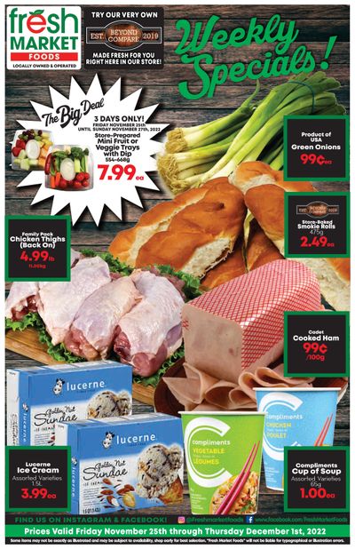 Fresh Market Foods Flyer November 25 to December 1