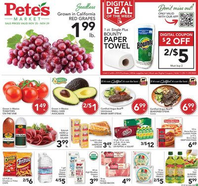 Pete's Fresh Market (IL) Weekly Ad Flyer Specials November 25 to November 29, 2022