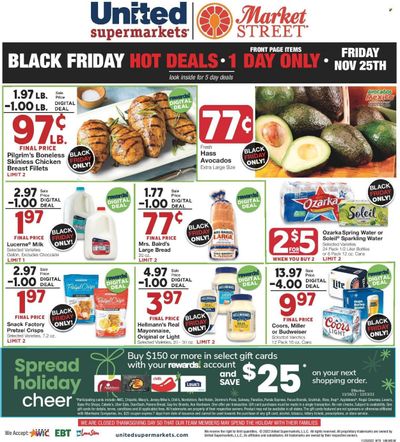 United Supermarkets (TX) Weekly Ad Flyer Specials November 25 to November 29, 2022