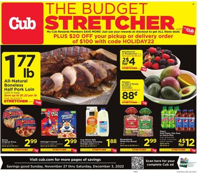 Cub Foods (MN) Weekly Ad Flyer Specials November 27 to December 3, 2022