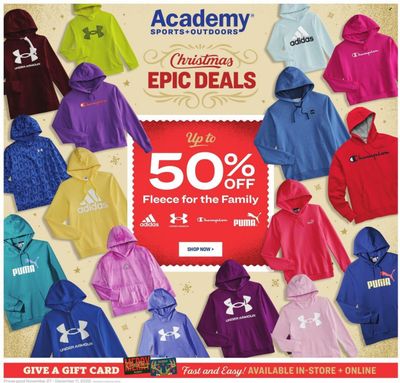 Academy Sports + Outdoors Weekly Ad Flyer Specials November 27 to December 11, 2022
