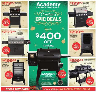 Academy Sports + Outdoors Weekly Ad Flyer Specials November 27 to December 11, 2022