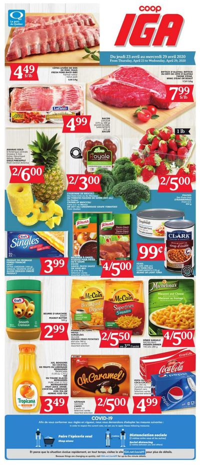 Coop IGA Flyer April 23 to 29