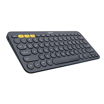 Logitech K380 Multi-Device Bluetooth Wireless Keyboard with Easy-Switch for up to 3 Devices, Slim, 2 Year Battery – PC, Laptop, Windows, Mac, Chrome OS, Android, iPad OS, Apple TV - Dark Grey $29.98 (Reg $49.99)