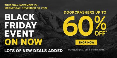 Atmosphere Canada Black Friday / Cyber Monday Sale deals 2022: Save Up to 60% OFF Doorcrashers