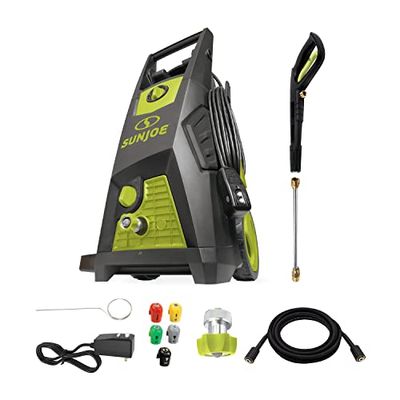 Sun Joe SPX3550 2350-PSI Max 1.8-GPM Max Brushless Induction Electric Pressure Washer w/ 5-Quick Connect Nozzles, Detergent Tank, Cleans Cars, Patios, Decks, Sidewalks & More $178.07 (Reg $373.00)