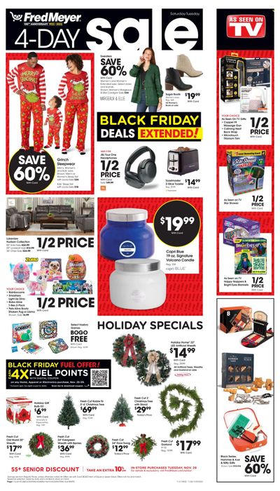 Fred Meyer Weekly Ad Flyer Specials November 26 to November 29, 2022