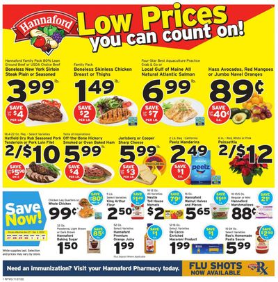 Hannaford (NY) Weekly Ad Flyer Specials November 27 to December 3, 2022