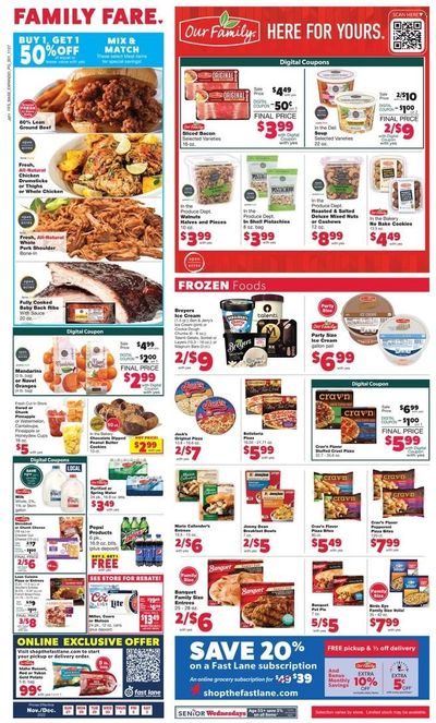 Family Fare (MI) Weekly Ad Flyer Specials November 27 to December 3, 2022