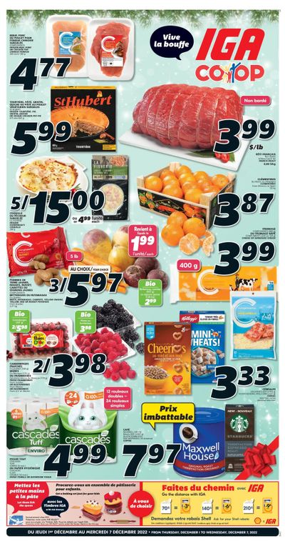 IGA (NB) Flyer December 1 to 7