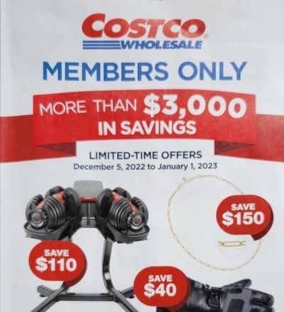 Costco Canada Members Only Savings Flyer December 5 to January 1, 2023