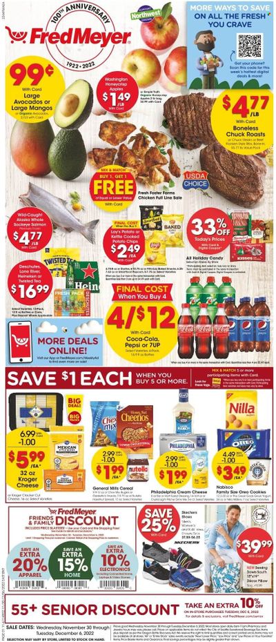 Fred Meyer Weekly Ad Flyer Specials November 30 to December 6, 2022 Fred Meyer Weekly Ad Flyer Specials November 30 to December 6, 2022