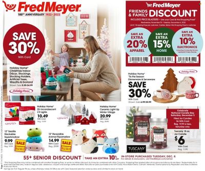Fred Meyer Weekly Ad Flyer Specials November 30 to December 6, 2022