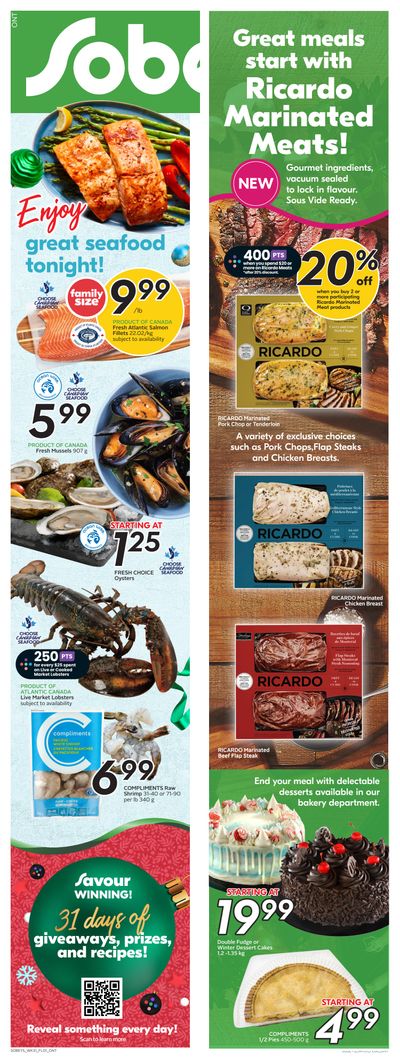 Sobeys (ON) Flyer December 1 to 7