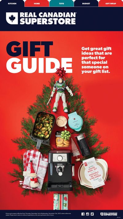 Real Canadian Superstore (ON) Gift Guide December 1 to 21
